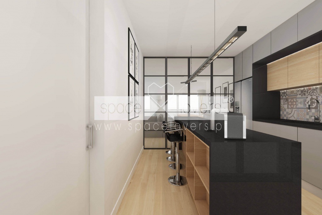 Remodelacao-Moradia-Cascais-Cobre-Cozinha-bancada-silestone