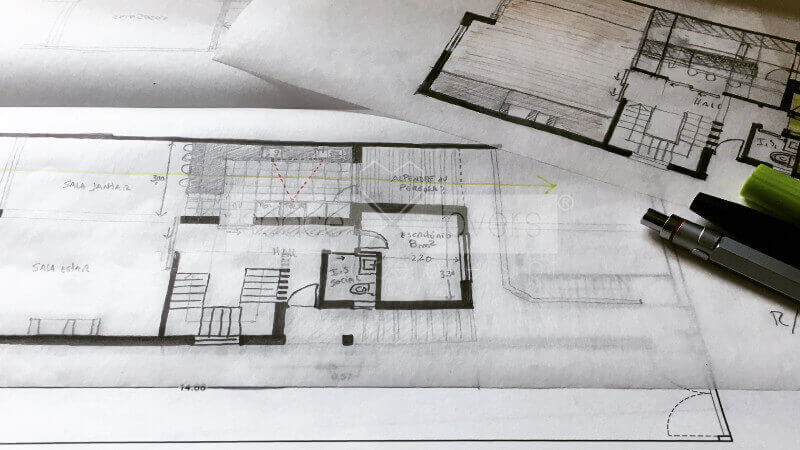Architecture Services _ sketch of a plan