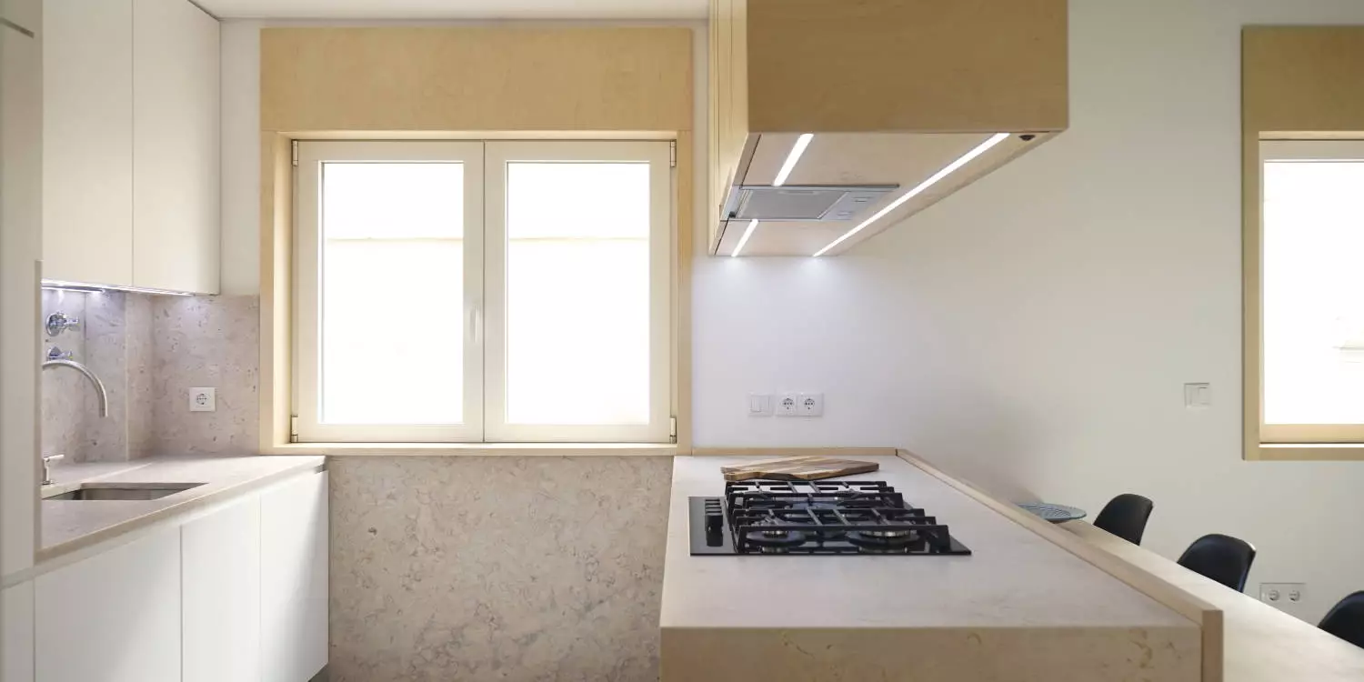 Remodelação de Apartamento em Alcantara, Lisboa - Cozinha remodelada