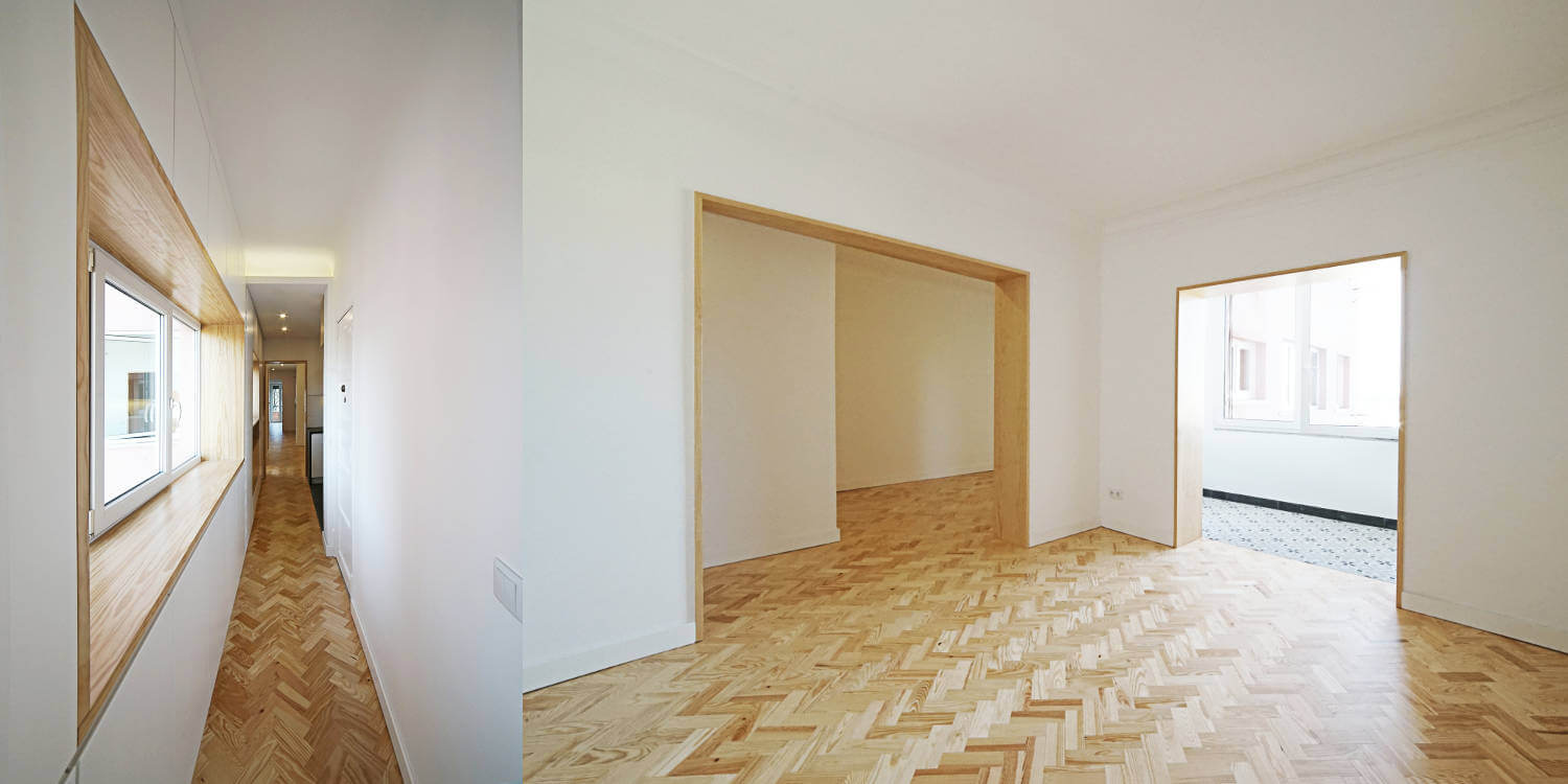 Remodelação de Apartamento na Penha de Franca em Lisboa pela spacelovers