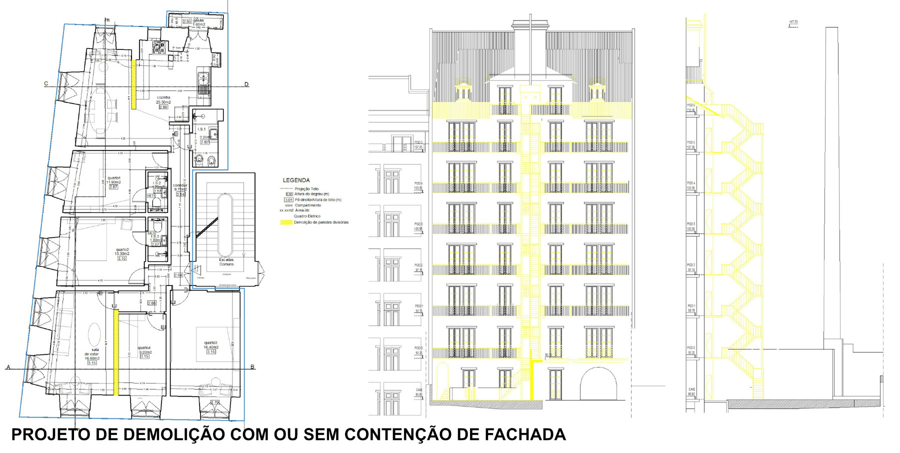 Projeto de Demolição Peças desenhadas