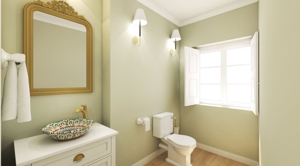 Casa de banho social Edifício Sesimbra