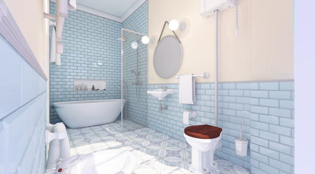 Casa de banho suite Edifício Sesimbra