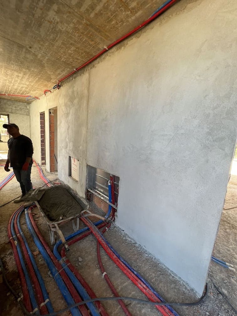 Projetos de Redes Prediais Aguas e Esgotos em obra