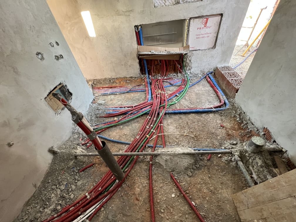 Coordenação de Projetos de Arquitetura e de Especialidades em obra