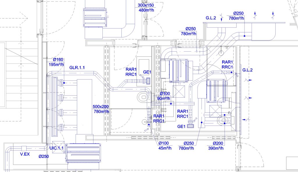 Projeto de Ventilação, Exaustão de fumos e Climatização