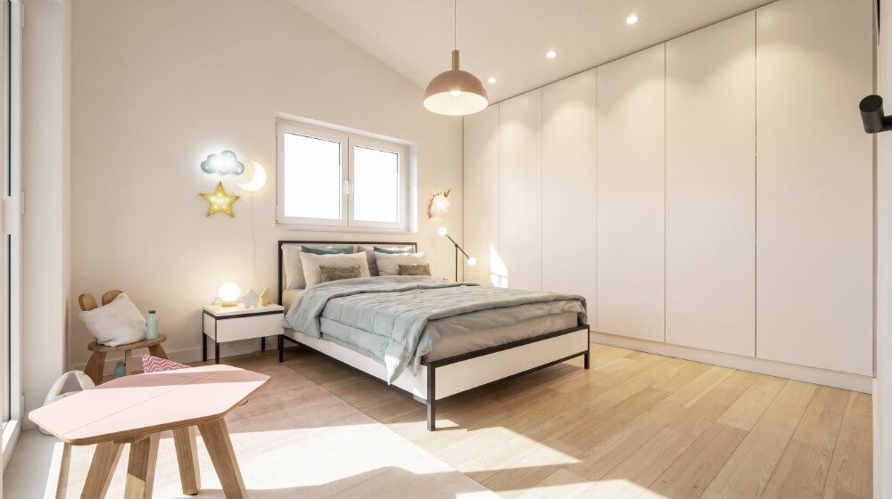 Remodelação de Moradia na Varzea de Sintra. Quarto de criança
