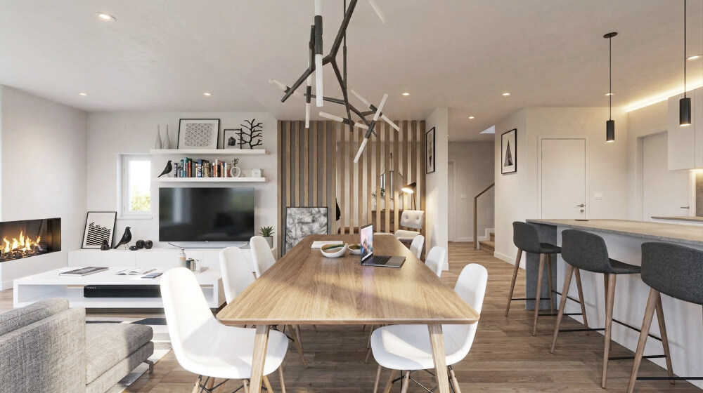 Remodelação de Moradia Varzea de Sintra. Sala de jantar